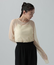 LEPSIM | シアープリーツデザインプルオーバー 639389(Tシャツ/カットソー)