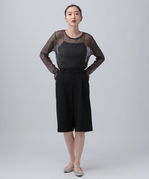 LEPSIM（レプシィム）の「シアープリーツデザインプルオーバー　639389（Tシャツ/カットソー・レディース・イエロー/ブルー/グレー/アイボリー・FREE）」の14枚目の写真