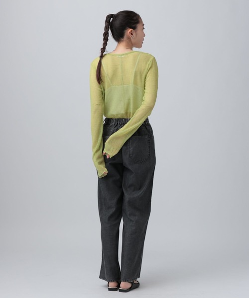 LEPSIM（レプシィム）の「シアープリーツデザインプルオーバー　639389（Tシャツ/カットソー・レディース・イエロー/ブルー/グレー/アイボリー・FREE）」の22枚目の写真