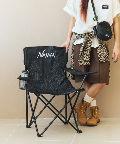 NANGA(ナンガ)の「NANGA × FREAK'S STORE/ナンガ × フリークスストア 別注 RESORT CHAIR リゾート チェア(アウトドアグッズ・メンズ・ブラック・ONESIZE)」の12枚目の写真