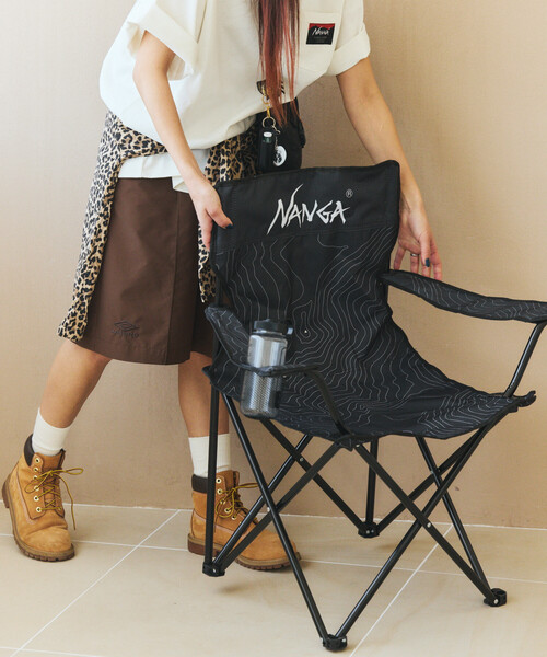 NANGA(ナンガ)の「NANGA × FREAK'S STORE/ナンガ × フリークスストア 別注 RESORT CHAIR リゾート チェア(アウトドアグッズ・メンズ・ブラック・ONESIZE)」の14枚目の写真