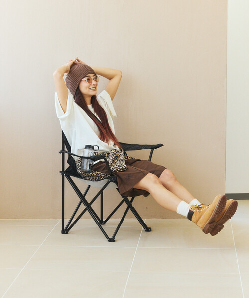 NANGA(ナンガ)の「NANGA × FREAK'S STORE/ナンガ × フリークスストア 別注 RESORT CHAIR リゾート チェア(アウトドアグッズ・メンズ・ブラック・ONESIZE)」の18枚目の写真