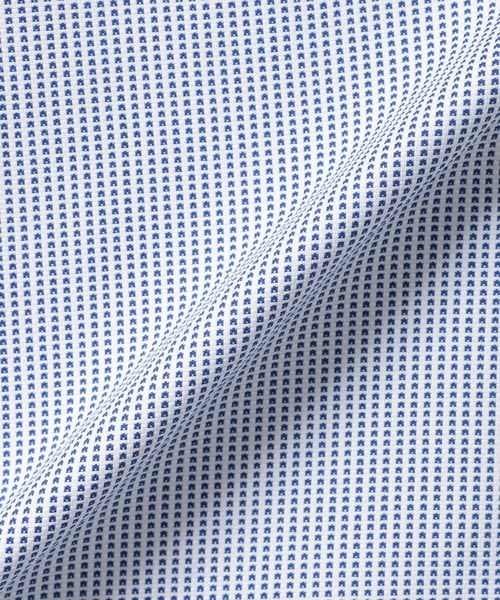 TOKYO SHIRTS(トウキョウシャツ)の「【透け防止】 形態安定ノンアイロン スキッパー 7分袖ビジネスワイシャツ(ビジネスシャツ・レディース・ブルー・S/M/L/LL/XL)」の5枚目の写真