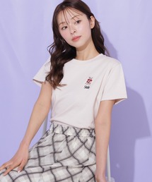 <BEARシリーズ>刺繍Tシャツオーガニックコットン