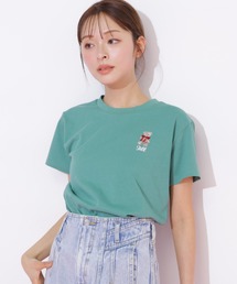 JILL by JILL STUART | <BEARシリーズ>刺繍Tシャツオーガニックコットン(Tシャツ/カットソー)