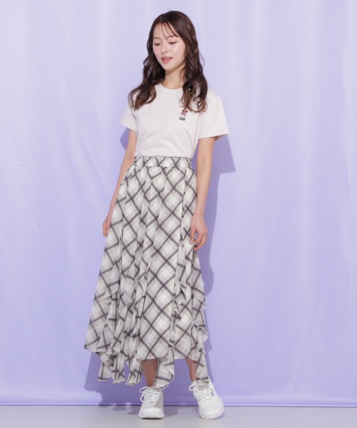 JILL by JILL STUART（ジルバイジルスチュアート）の「＜BEARシリーズ＞刺繍Tシャツオーガニックコットン（Tシャツ/カットソー・レディース・ネイビー/ピンク/グリーン/ホワイト・FREE）」の15枚目の写真