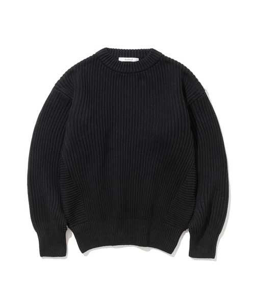 KNITTED(ニッティド)の「コットンミニマムラウンドニットBLACK(ニット/セーター・レディース・その他・LARGE/MEDIUM/X-LARGE)」の11枚目の写真