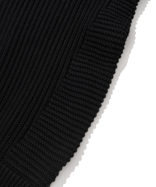 KNITTED(ニッティド)の「コットンミニマムラウンドニットBLACK(ニット/セーター・レディース・その他・LARGE/MEDIUM/X-LARGE)」の7枚目の写真