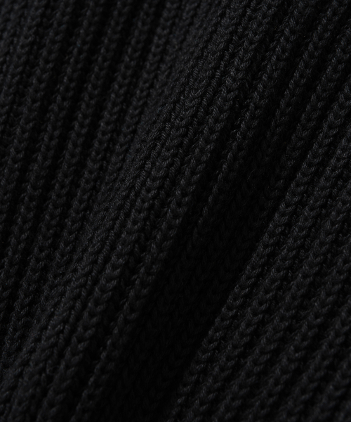 KNITTED(ニッティド)の「コットンミニマムラウンドニットBLACK(ニット/セーター・レディース・その他・LARGE/MEDIUM/X-LARGE)」の6枚目の写真