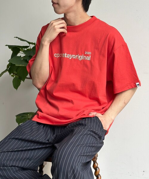 CPCM(シーピーシーエム)の「CPCMオリジナルロゴT(Tシャツ/カットソー・メンズ・ネイビー/ホワイト/レッド/ブラック/カーキ・X-LARGE/SMALL/MEDIUM/LARGE)」の5枚目の写真