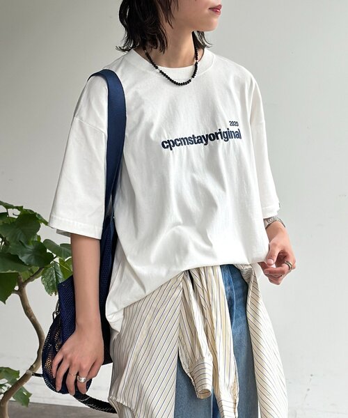 CPCM(シーピーシーエム)の「CPCMオリジナルロゴT(Tシャツ/カットソー・メンズ・ネイビー/ホワイト/レッド/ブラック/カーキ・X-LARGE/SMALL/MEDIUM/LARGE)」の16枚目の写真
