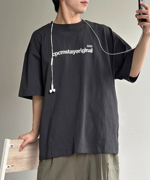CPCM(シーピーシーエム)の「CPCMオリジナルロゴT(Tシャツ/カットソー・メンズ・ネイビー/ホワイト/レッド/ブラック/カーキ・X-LARGE/SMALL/MEDIUM/LARGE)」の19枚目の写真