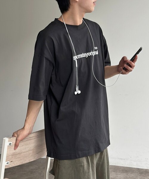 CPCM(シーピーシーエム)の「CPCMオリジナルロゴT(Tシャツ/カットソー・メンズ・ネイビー/ホワイト/レッド/ブラック/カーキ・X-LARGE/SMALL/MEDIUM/LARGE)」の22枚目の写真