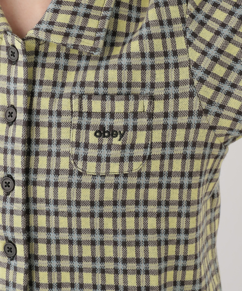 Oriens JOURNAL STANDARD(オリエンス ジャーナルスタンダード)の「【OBEY / オベイ】LILA MICRO CHECK P SS(Tシャツ/カットソー・レディース・イエロー・SMALL/MEDIUM)」の5枚目の写真
