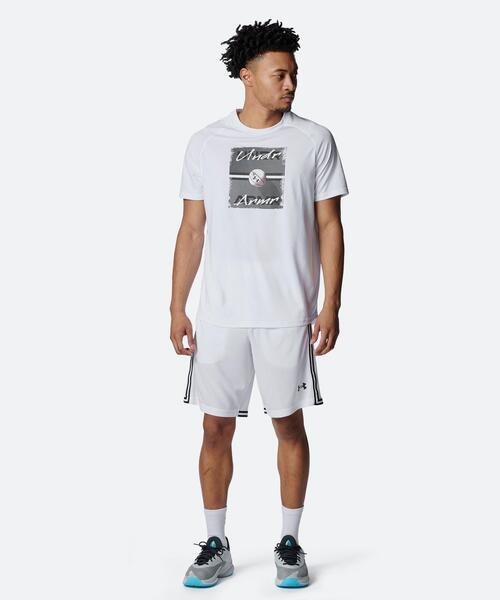 UNDER ARMOUR(アンダーアーマー)の「UAネクストジェン ライン ショーツ(バスケットボール/メンズ)(その他パンツ・メンズ・ホワイト・L/2XL/M/S/XL/3XL)」の10枚目の写真