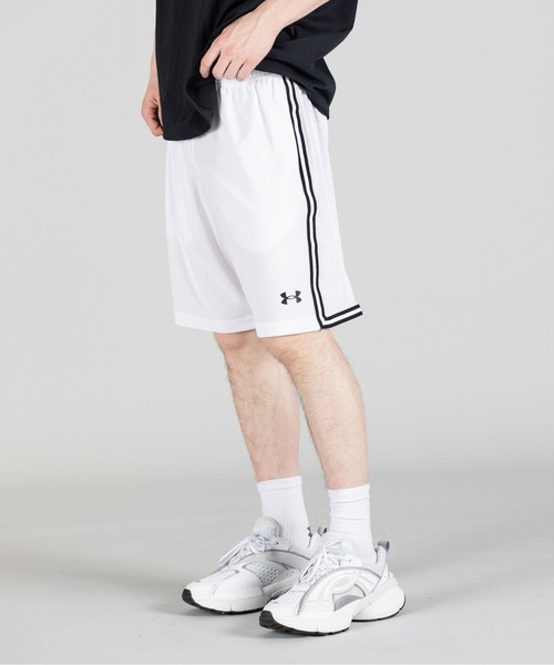 UNDER ARMOUR(アンダーアーマー)の「UAネクストジェン ライン ショーツ(バスケットボール/メンズ)(その他パンツ・メンズ・ホワイト・L/2XL/M/S/XL/3XL)」の3枚目の写真