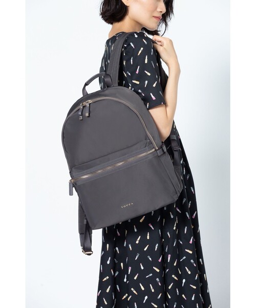 TOCCA(トッカ)の「OUVRIR BACKPACK バックパック(バックパック/リュック・レディース・ライトグレー系/ネイビー系/ブラック系・F)」の5枚目の写真