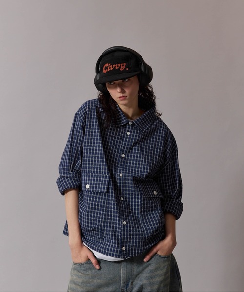 Seersucker Setup Shirt - シアサッカー セットアップ シャツ（シャツ