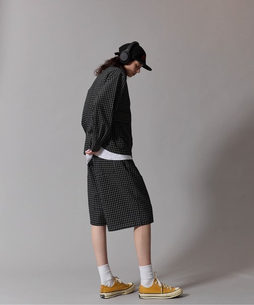 CIVVY.(シヴィ―)の「Seersucker Setup Shirt - シアサッカー セットアップ シャツ(シャツ/ブラウス・メンズ・ブラック/ネイビー・MEDIUM/LARGE)」の16枚目の写真
