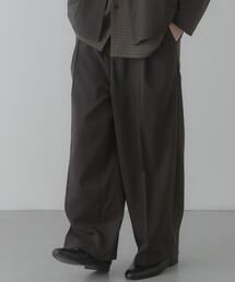 SENSE OF PLACE by URBAN RESEARCH | 『イージーケア/速乾』リネンライクタックワイドスラックス(スラックス)