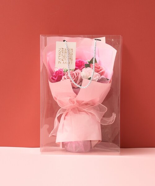 BIRTHDAY BAR(バースデイバー)の「≪ギフトにオススメ!≫Soap Flower Bouquet Medium Large ソープフラワーブーケ(インテリア雑貨・レディース・レッド/ピンク・0)」の8枚目の写真
