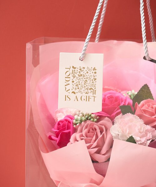 BIRTHDAY BAR(バースデイバー)の「≪ギフトにオススメ!≫Soap Flower Bouquet Medium Large ソープフラワーブーケ(インテリア雑貨・レディース・レッド/ピンク・0)」の11枚目の写真