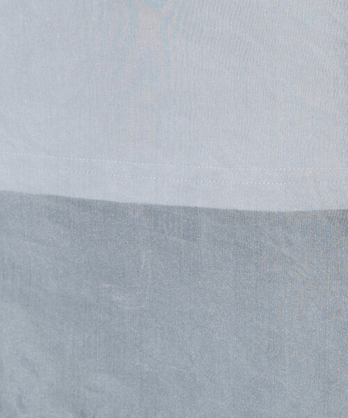 FREAK'S STORE(フリークスストア)の「限定展開 オーガンジー × カットソー 重ね ラグラン 半袖 Tシャツ(Tシャツ/カットソー・レディース・ブラック/オフホワイト/ブルー/ナチュラル/ベージュ/ピンク系その他・フリ-)」の12枚目の写真