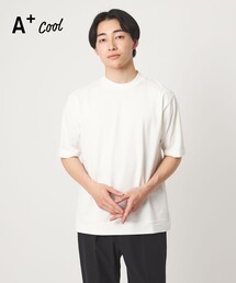 A+ COOL ビズ クルーネック カットソー Tシャツ -接触冷感・吸水速乾-
