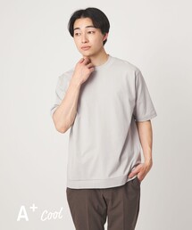 green label relaxing | A+ COOL ビズ クルーネック カットソー Tシャツ -接触冷感・吸水速乾-(Tシャツ/カットソー)