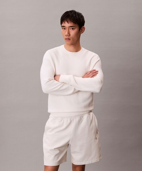 Calvin Klein(カルバン・クライン)の「モノグラム ショートパンツ(その他パンツ・メンズ・ベージュ/ブラック・XL/M/S/L)」の13枚目の写真