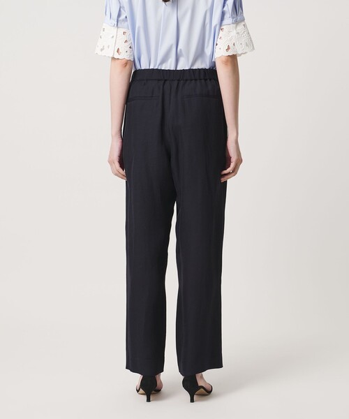 UNITED ARROWS（ユナイテッドアローズ）の「タック イージーパンツ ‐ウォッシャブル‐（スラックス・レディース・ネイビー/ブラック・38/36）」の4枚目の写真