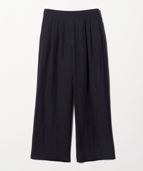 UNITED ARROWS（ユナイテッドアローズ）の「タック イージーパンツ ‐ウォッシャブル‐（スラックス・レディース・ネイビー/ブラック・38/36）」の3枚目の写真