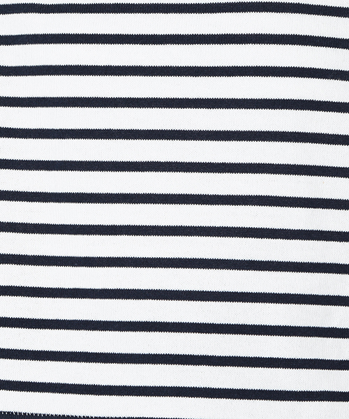 CAROLINA GLASER(カロリナ グレイサー)の「CAROLINA GLASER / ハイネックボーダー(Tシャツ/カットソー・レディース・グレー/ネイビー・ONE SIZE)」の5枚目の写真