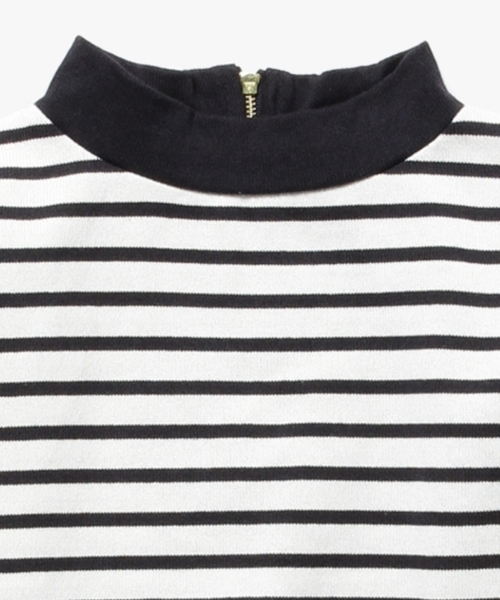 CAROLINA GLASER(カロリナ グレイサー)の「CAROLINA GLASER / ハイネックボーダー(Tシャツ/カットソー・レディース・グレー/ネイビー・ONE SIZE)」の20枚目の写真