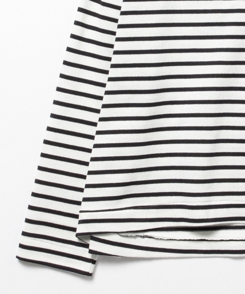 CAROLINA GLASER(カロリナ グレイサー)の「CAROLINA GLASER / ハイネックボーダー(Tシャツ/カットソー・レディース・グレー/ネイビー・ONE SIZE)」の21枚目の写真