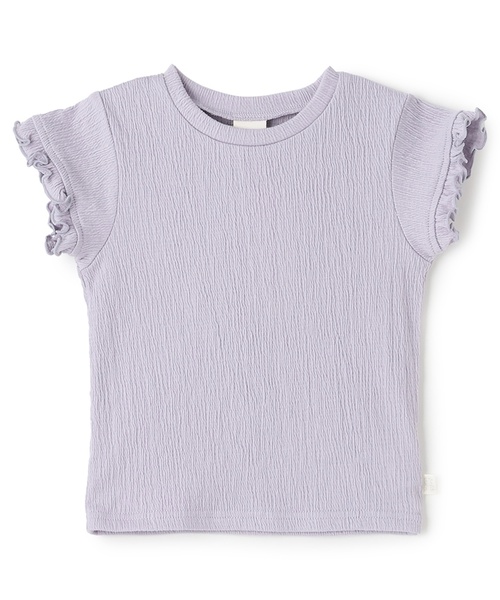 petit main(プティマイン)の「カット楊柳Tシャツ(Tシャツ/カットソー・キッズ・アイボリー/クリーム/ラベンダー/ドット/ブラウン・80cm/110cm/120cm/130cm/90cm/100cm)」の13枚目の写真