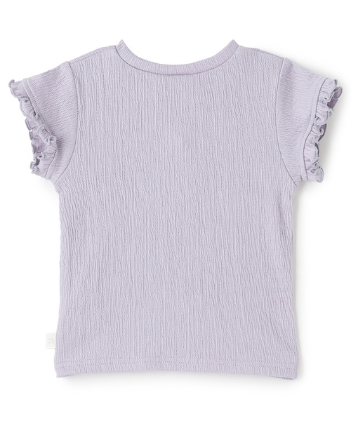 petit main(プティマイン)の「カット楊柳Tシャツ(Tシャツ/カットソー・キッズ・アイボリー/クリーム/ラベンダー/ドット/ブラウン・80cm/110cm/120cm/130cm/90cm/100cm)」の14枚目の写真