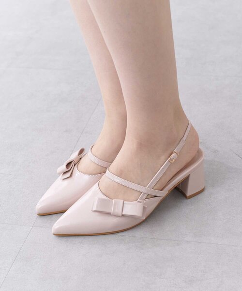 OLIVE des OLIVE(オリーブデオリーブ)の「【Belle Charme】Elegant Ribbon Mules(その他シューズ・レディース・ブラック/ピンク/ドット・SMALL/MEDIUM/LARGE)」の10枚目の写真