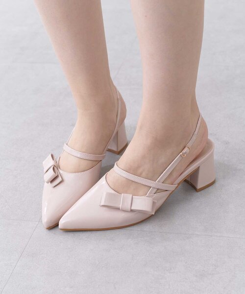 OLIVE des OLIVE(オリーブデオリーブ)の「【Belle Charme】Elegant Ribbon Mules(その他シューズ・レディース・ブラック/ピンク/ドット・SMALL/MEDIUM/LARGE)」の11枚目の写真
