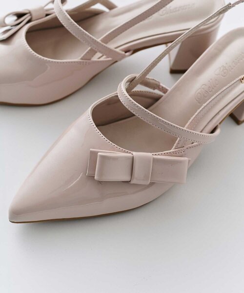 OLIVE des OLIVE(オリーブデオリーブ)の「【Belle Charme】Elegant Ribbon Mules(その他シューズ・レディース・ブラック/ピンク/ドット・SMALL/MEDIUM/LARGE)」の12枚目の写真