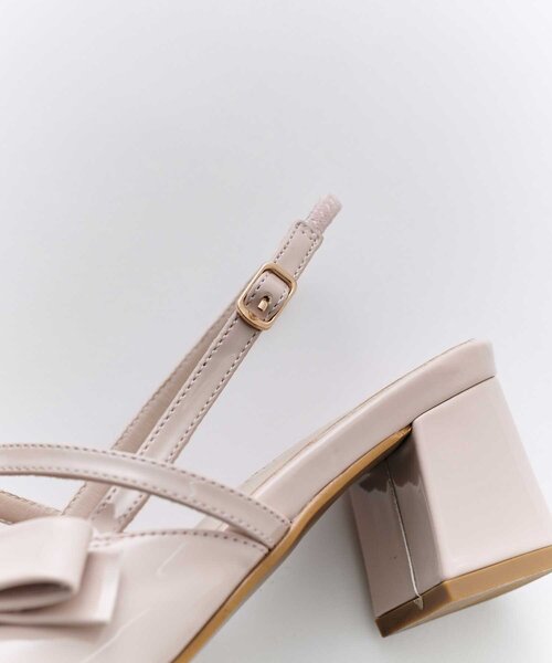 OLIVE des OLIVE(オリーブデオリーブ)の「【Belle Charme】Elegant Ribbon Mules(その他シューズ・レディース・ブラック/ピンク/ドット・SMALL/MEDIUM/LARGE)」の13枚目の写真