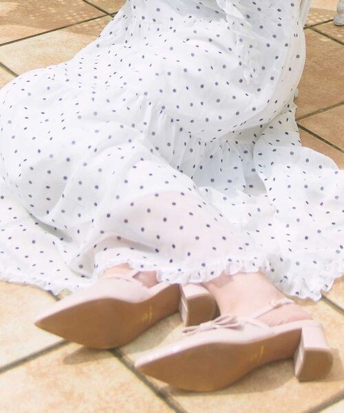 OLIVE des OLIVE(オリーブデオリーブ)の「【Belle Charme】Elegant Ribbon Mules(その他シューズ・レディース・ブラック/ピンク/ドット・SMALL/MEDIUM/LARGE)」の16枚目の写真