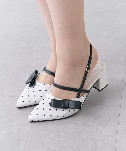 OLIVE des OLIVE(オリーブデオリーブ)の「【Belle Charme】Elegant Ribbon Mules(その他シューズ・レディース・ブラック/ピンク/ドット・SMALL/MEDIUM/LARGE)」の18枚目の写真