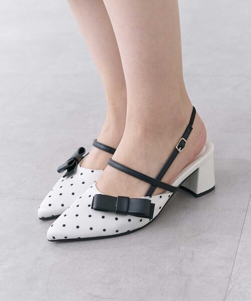 OLIVE des OLIVE(オリーブデオリーブ)の「【Belle Charme】Elegant Ribbon Mules(その他シューズ・レディース・ブラック/ピンク/ドット・SMALL/MEDIUM/LARGE)」の19枚目の写真