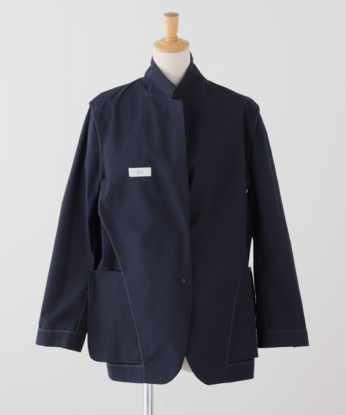 IENA(イエナ)の「《一部店舗限定》Maison IENA テーラードジャケット(テーラードジャケット・レディース・ネイビー/ベージュ・FREE)」の9枚目の写真