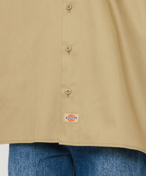 Dickies（ディッキーズ）の「Dickies/ディッキーズ ワークシャツ 長袖 "574"（シャツ/ブラウス・メンズ・ネイビー/ベージュ/ブラック/チャコールグレー・X-LARGE/MEDIUM/LARGE）」の13枚目の写真