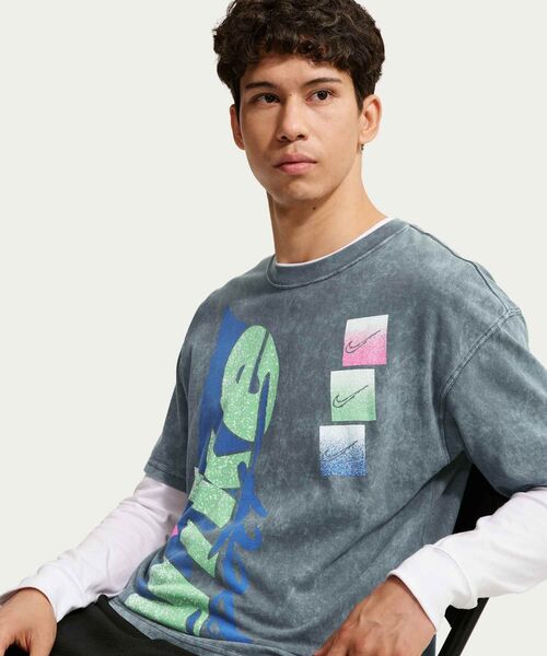 NIKE(ナイキ)の「ナイキ スポーツウェア マックス90 Tシャツ / Nike Sportswear Max90 T-Shirt HV9806-060 Anthracite(Tシャツ/カットソー・メンズ・スミクロ・L/M/S/XL/2XL)」の16枚目の写真