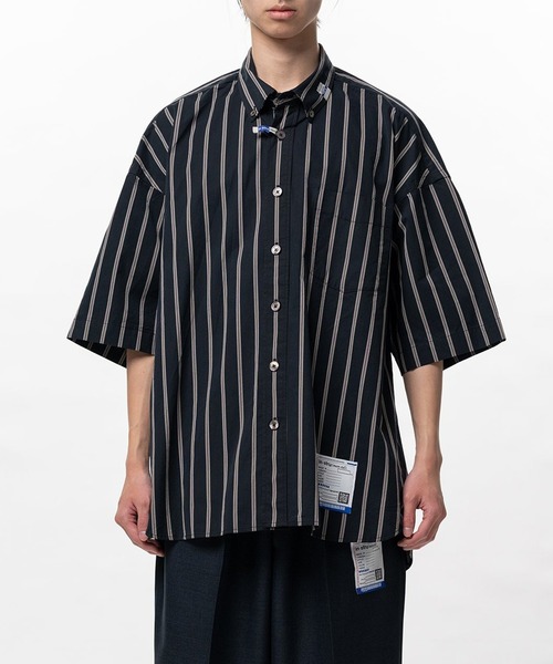 In・stru(men-tal).(インストルメンタル)の「【in・stru(men-tal).】COTTON HIGH DENSITY STRIPE SS SHIRTS(シャツ/ブラウス・メンズ・ホワイト/ブラック・48/46/44)」の6枚目の写真