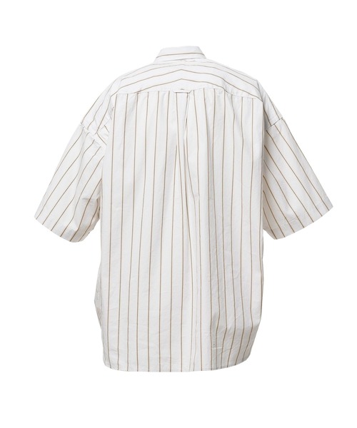 In・stru(men-tal).(インストルメンタル)の「【in・stru(men-tal).】COTTON HIGH DENSITY STRIPE SS SHIRTS(シャツ/ブラウス・メンズ・ホワイト/ブラック・48/46/44)」の9枚目の写真