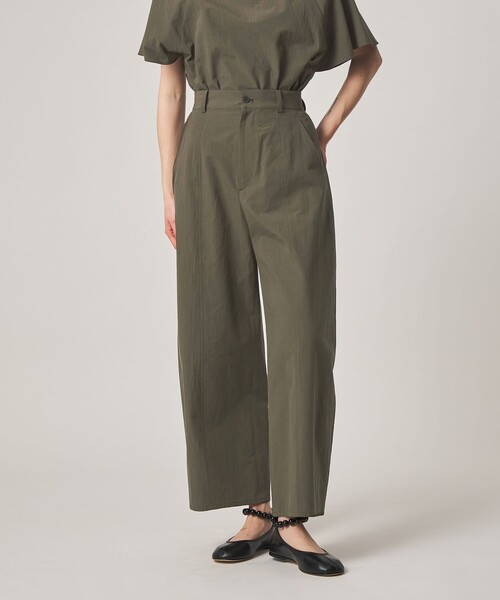 Steven Alan(スティーブンアラン)の「<Steven Alan>コットン ワイド パンツ(その他パンツ・レディース・オリーブ/ブラック・S/M/L)」の1枚目の写真